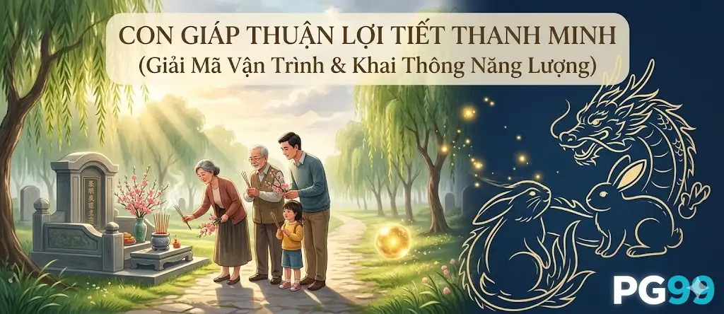 Con Giáp Thuận Lợi Tiết Thanh Minh - banner pg99
